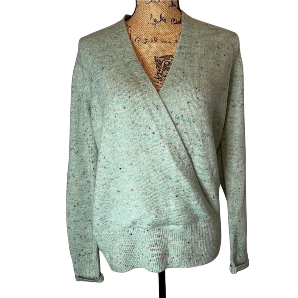 Lucky Brand Mint Green v-neck Sweater small petite